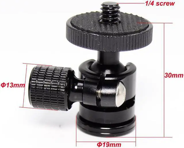 Alt view image 2 of 7 - koolehaoda 3/8 Mini Ball Head for Camera Tripod Monopod (3/8 Ball Head)