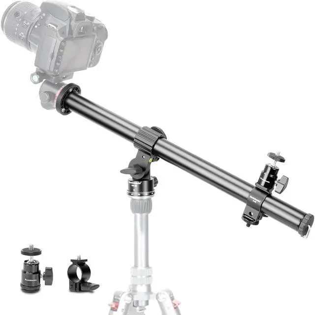 Main image of Koolehaoda Tripod Extension Arm,16.5" Horizontal Center Column Tripod Extension Arm 360° Rotatable Rotating Base for Overhead Photography, Macro and Low-Angle Shooting, Load up to 22lbs/10kg - (VH-40)
