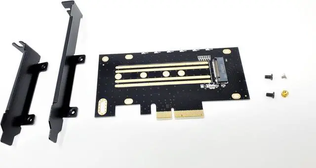 Alt view image 3 of 3 - Micro Connectors M.2 NVMe PCIe 3.0 x4 Adapter