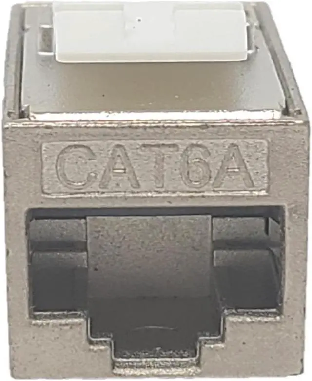 Main image of Micro Connectors CAT 6A Shielded RJ45 Inline Keystone Coupler 5-Pack (C20-110L6ASKY-5)