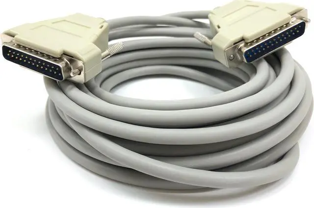 Alt view image 2 of 3 - Micro Connectors 25 Feet Serial RS-232 DB25 Male to Male Cable (A02-113)