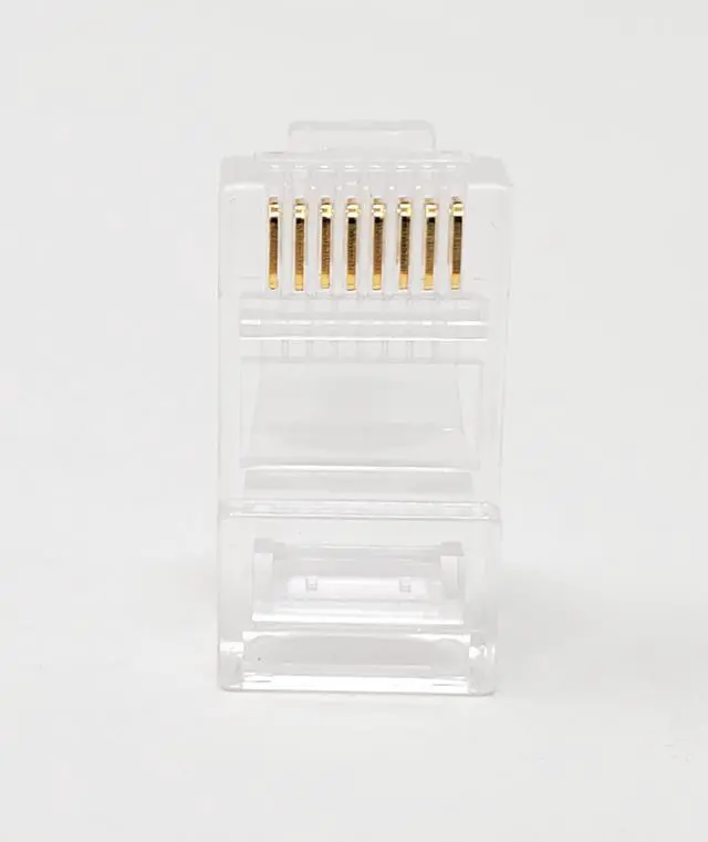 Alt view image 4 of 4 - Micro Connectors Cat5E RJ45 Modular Connectors (100-Pack) (C20-088L5-100)