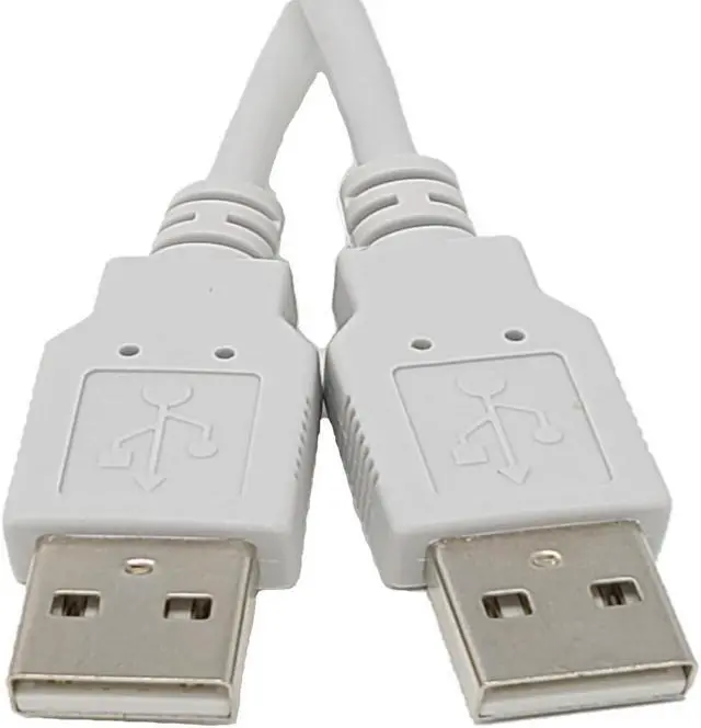 Alt view image 4 of 4 - Micro Connectors 10 Feet USB 2.0 A to A Cable 2-Pack (E07-124-2P)