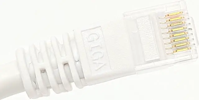 Alt view image 4 of 5 - Micro Connectors 50 ft. Cat6 Molded Snagless RJ45 UTP Networking Patch 24 AWG Cable, White (E08-050W)