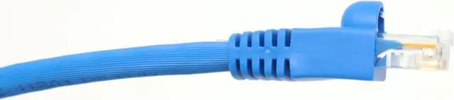 Alt view image 3 of 5 - Micro Connectors 14 Feet Cat6A UTP Ethernet Patch (24AWG) Cable -Blue 5-Pack (E09-014BL-5)