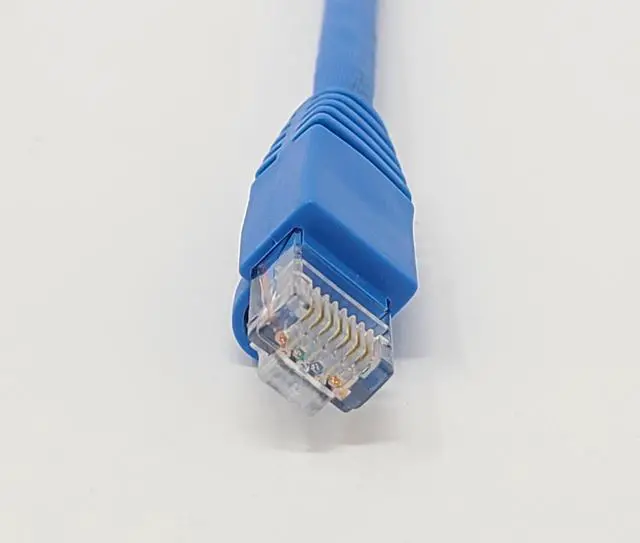 Alt view image 5 of 5 - Micro Connectors 14 Feet Cat6A UTP Ethernet Patch (24AWG) Cable -Blue 5-Pack (E09-014BL-5)