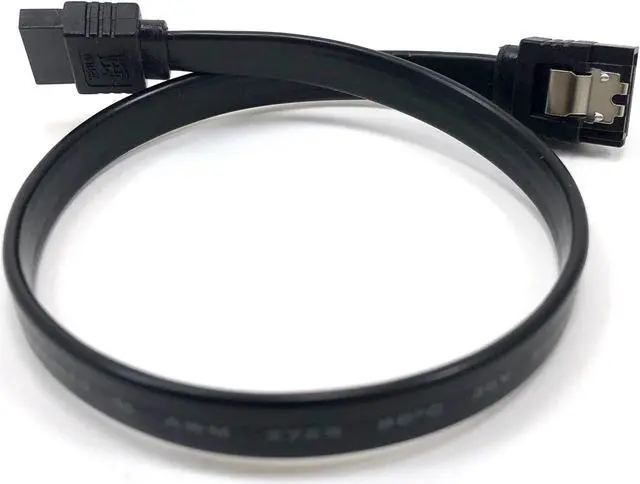 Alt view image 4 of 6 - Micro Connectors 12" SATA III Straight Cable with Locking Latch (Black) 3-Pack (F03-03MSSB-3P)