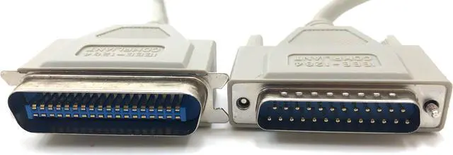 Main image of Micro Connectors 6 Feet Bi-Directional Parallel Printer (IEEE-1284) Cable (DB25M to C36M) (M01-010)