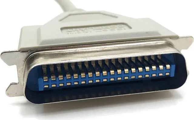 Alt view image 3 of 4 - Micro Connectors 6 Feet Bi-Directional Parallel Printer (IEEE-1284) Cable (DB25M to C36M) (M01-010)