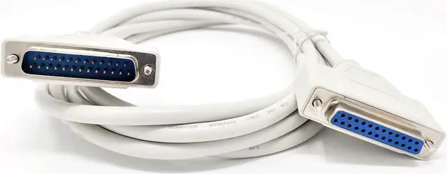 Main image of Micro Connectors 10 Feet IEEE-1284 DB25 Parallel Cable M/F (M01-017)