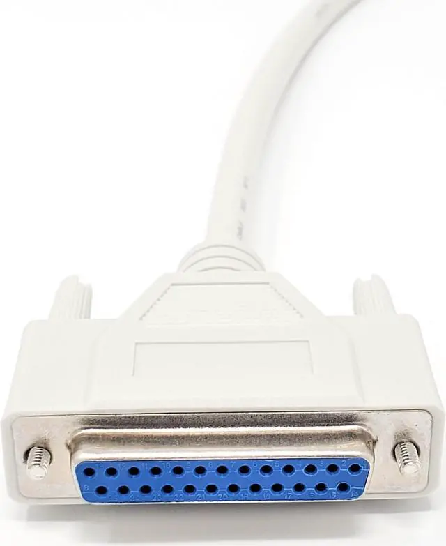 Alt view image 4 of 4 - Micro Connectors 10 Feet IEEE-1284 DB25 Parallel Cable M/F (M01-017)