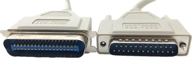 Main image of Micro Connectors 25 Feet Bi-Directional Parallel Printer (IEEE-1284) Cable (DB25M to C36M) (M01-010-25)