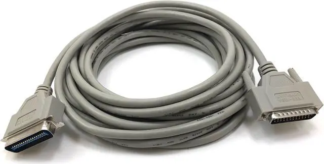 Alt view image 4 of 4 - Micro Connectors 25 Feet Bi-Directional Parallel Printer (IEEE-1284) Cable (DB25M to C36M) (M01-010-25)