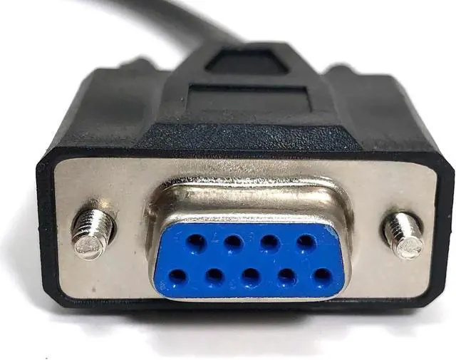 Alt view image 2 of 4 - Micro Connectors 6 Feet AT Modem Serial Cable (DB9 Female to DB25 Male) (M02-116)