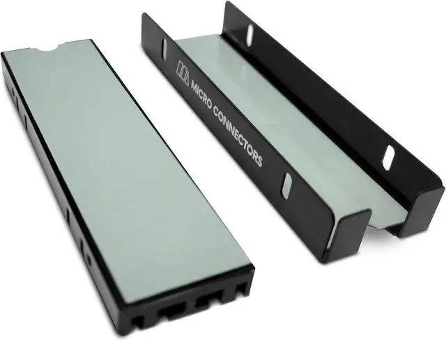 Alt view image 7 of 8 - Micro Connectors M.2 SSD Double-Sided Aluminum Heat Sink Kit (NGFFM2-HSDS-BK)