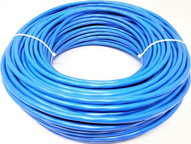 Alt view image 3 of 5 - Micro Connectors 250 Feet Cat6 Solid STP Outdoor Bulk Ethernet 23AWG Cable (Blue) (TR4-560BLOU-250)