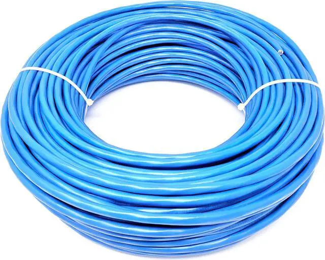Alt view image 4 of 5 - Micro Connectors 250 Feet Cat6 Solid STP Outdoor Bulk Ethernet 23AWG Cable (Blue) (TR4-560BLOU-250)