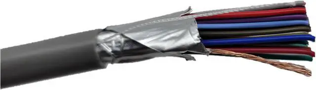 Alt view image 4 of 4 - Micro Connectors 25 Feet 25-Conductor (24AWG) Stranded-Shielded Bulk Cable (M110-25C24G-25)