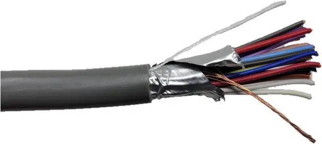 Main image of Micro Connectors 25 Feet 25-Conductor (24AWG) Stranded-Shielded Bulk Cable (M110-25C24G-25)