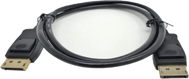 Alt view image 2 of 5 - Micro Connectors 3 Feet VESA Certified DisplayPort 1.4 Cable With Latch (M05-14DPV-3)