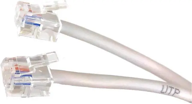 Main image of Micro Connectors 25 Feet ISDN High Speed Internet Cable with RJ11 Connector (M80-025)