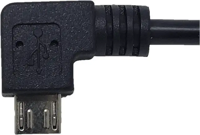 Alt view image 4 of 6 - Micro Connectors 2 Feet Micro USB 90 Degree Left Angle to 9 Pin Motherboard 2-Pack (MSP-MICRO9P-2P)