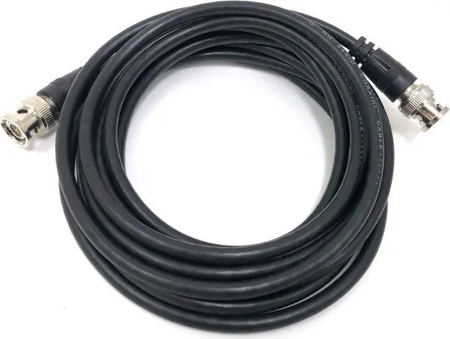 Alt view image 2 of 4 - Micro Connectors 10 Feet RG58 Coaxial BNC-Male to BNC-Male Cable (M50-010M)