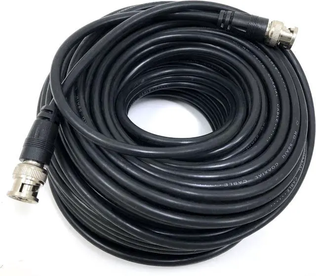 Alt view image 2 of 4 - Micro Connectors 100 Feet RG58 Coaxial BNC-Male to BNC-Male Cable (M50-100M)