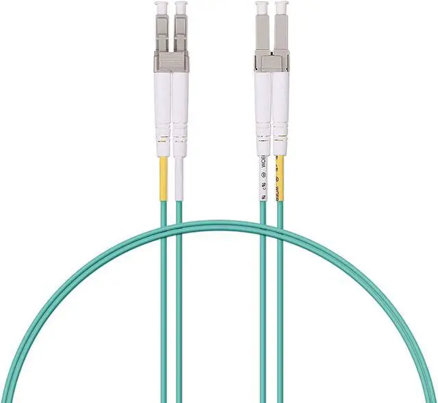Main image of Micro Connectors 2 Meter LC/LC 10Gb Multi-Mode Duplex 50/125 OM3 Fiber Optic Cable (2-Pack) (FBR-10102M-2P)