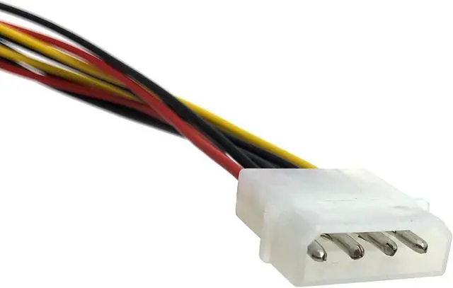 Alt view image 3 of 3 - Micro Connectors 6 Inches Dual SATA Power Adapter (F04-131)