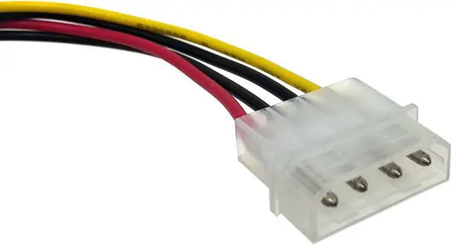 Alt view image 3 of 4 - Micro Connectors 18 Inches SAS (SFF-8482) to SATA with Molex LP4 Power Cable (F03-155)