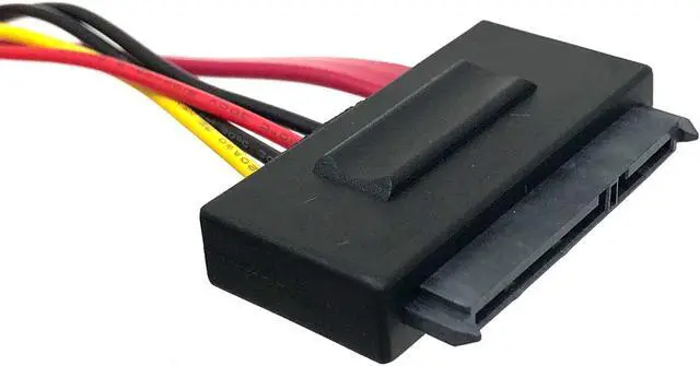 Alt view image 2 of 4 - Micro Connectors 18 Inches SAS (SFF-8482) to SATA with Molex LP4 Power Cable (F03-155)