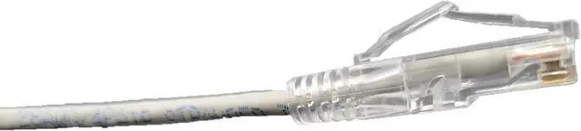 Alt view image 3 of 4 - Micro Connectors 15 Feet CAT6A 10Gbps UTP 28 AWG Ultra Slim Ethernet Cable / Gray (E09-015-SLIM)