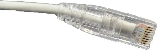 Alt view image 3 of 4 - Micro Connectors 15 Feet CAT6A 10Gbps UTP 28 AWG Ultra Slim Ethernet Cable / White (E09-015W-SLIM)