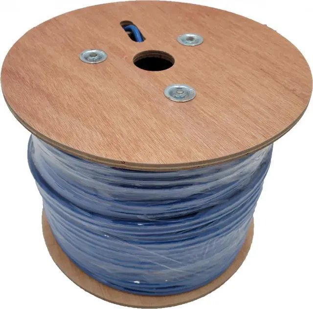 Alt view image 4 of 6 - Micro Connectors 500FT CAT 6A Solid & Shielded (F/UTP) CMR Riser Bulk Ethernet Cable (Blue) (TR4-570SRBL-500)