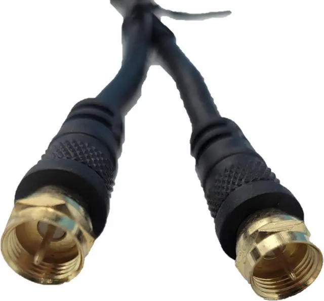 Alt view image 4 of 4 - Micro Connectors 25 Feet 18 AWG F-TYPE RG-6 Shielded Coaxial Cable (M60-025F)