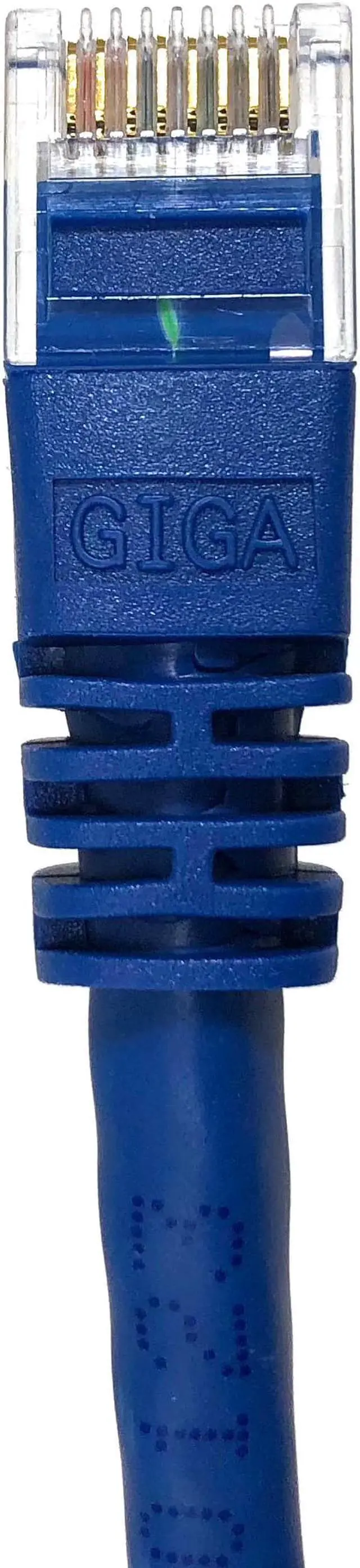 Alt view image 5 of 5 - Micro Connectors 1 Foot CAT 6 Molded UTP Snagless RJ45 Networking Patch Cable - Blue 25-Pack (E08-001BL-25)