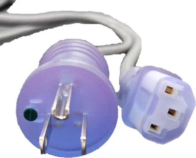 Alt view image 5 of 5 - Micro Connectors 3 Feet Hospital Grade AC Power Cord 18AWG (NEMA 5-15PHG to IEC-60320-C13) - Gray (M05-113H18C-3)