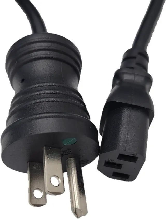 Alt view image 2 of 4 - Micro Connectors 6 Feet Hospital Grade AC Power Cord 18AWG (NEMA 5-15PHG to IEC-60320-C13) - Black (M05-113H18BK-6)