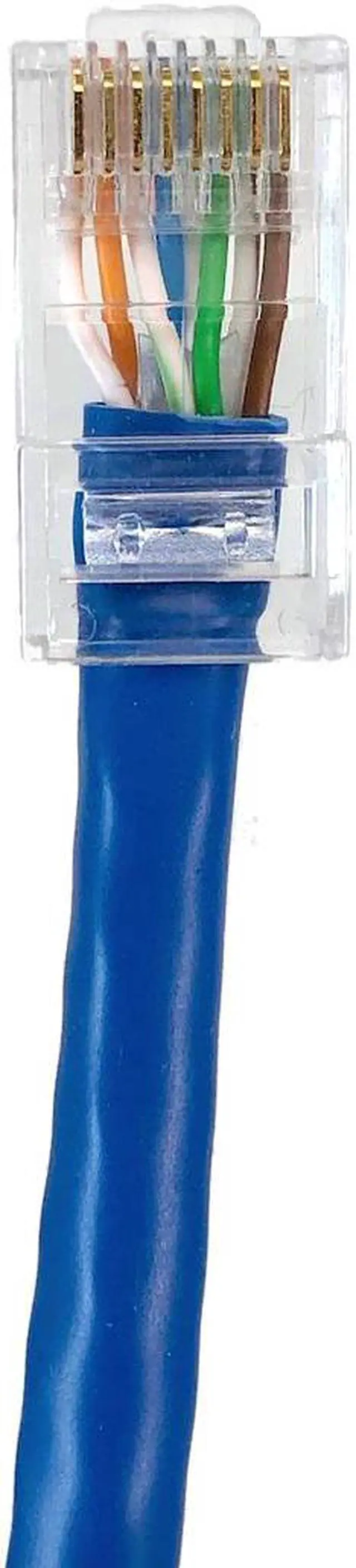 Alt view image 2 of 3 - Micro Connectors 1 Foot Cat6 UTP RJ45 Bootless Patch Cable (E08-001BL-NB)