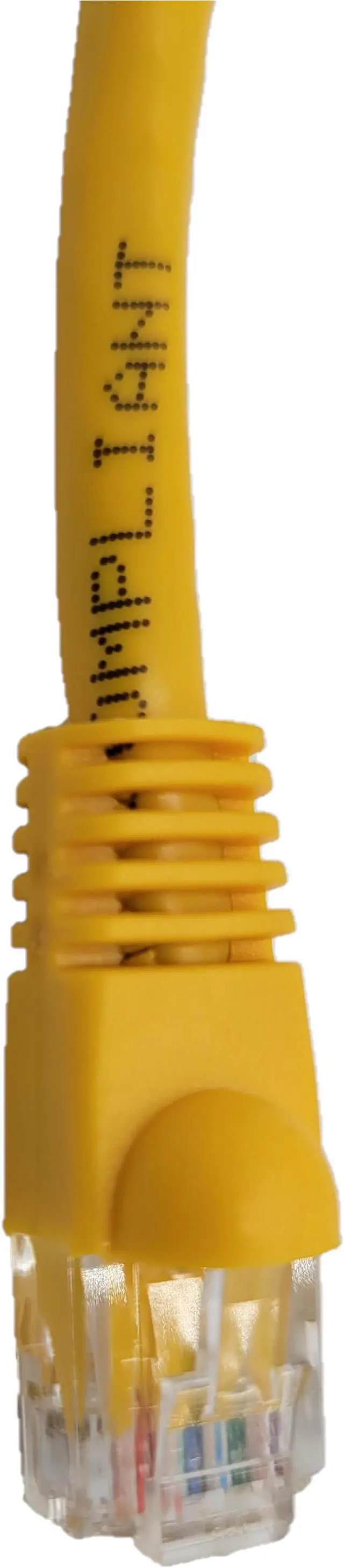 Alt view image 2 of 5 - Micro Connectors 1 Foot Cat6 Molded Snagless RJ45 UTP Networking Patch Cable (Yellow) (E08-001Y)
