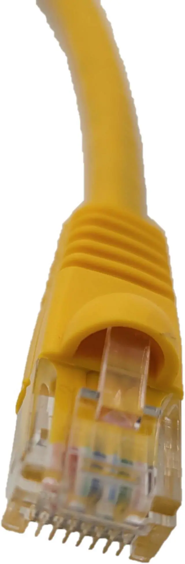 Alt view image 4 of 5 - Micro Connectors 1 Foot Cat6 Molded Snagless RJ45 UTP Networking Patch Cable (Yellow) (E08-001Y)