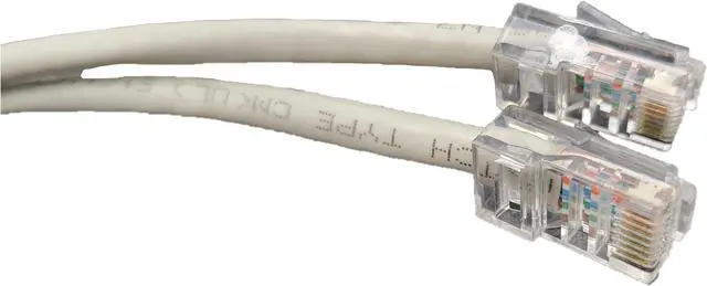 Main image of Micro Connectors 7 Feet Cat6 UTP RJ45 Bootless Patch Cable (E08-007-NB)