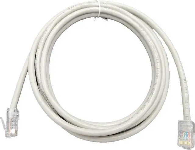 Alt view image 2 of 4 - Micro Connectors 7 Feet Cat6 UTP RJ45 Bootless Patch Cable (E08-007-NB)