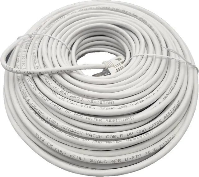 Alt view image 4 of 4 - Micro Connectors 150 Feet CAT6A Industrial Outdoor-Rated Shielded Ethernet Cable (E09-150W-OUT)