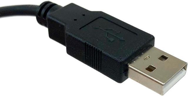 Alt view image 3 of 3 - Micro Connectors USB-A Male to (2) PS/2 Female Y Splitter Adapter (G08-213)