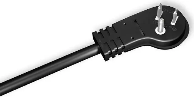 Alt view image 3 of 3 - Micro Connectors 2 Feet Low Profile Angled Power Cord Extension (16AWG) 2-Pack (M05-113LPA2-2P)