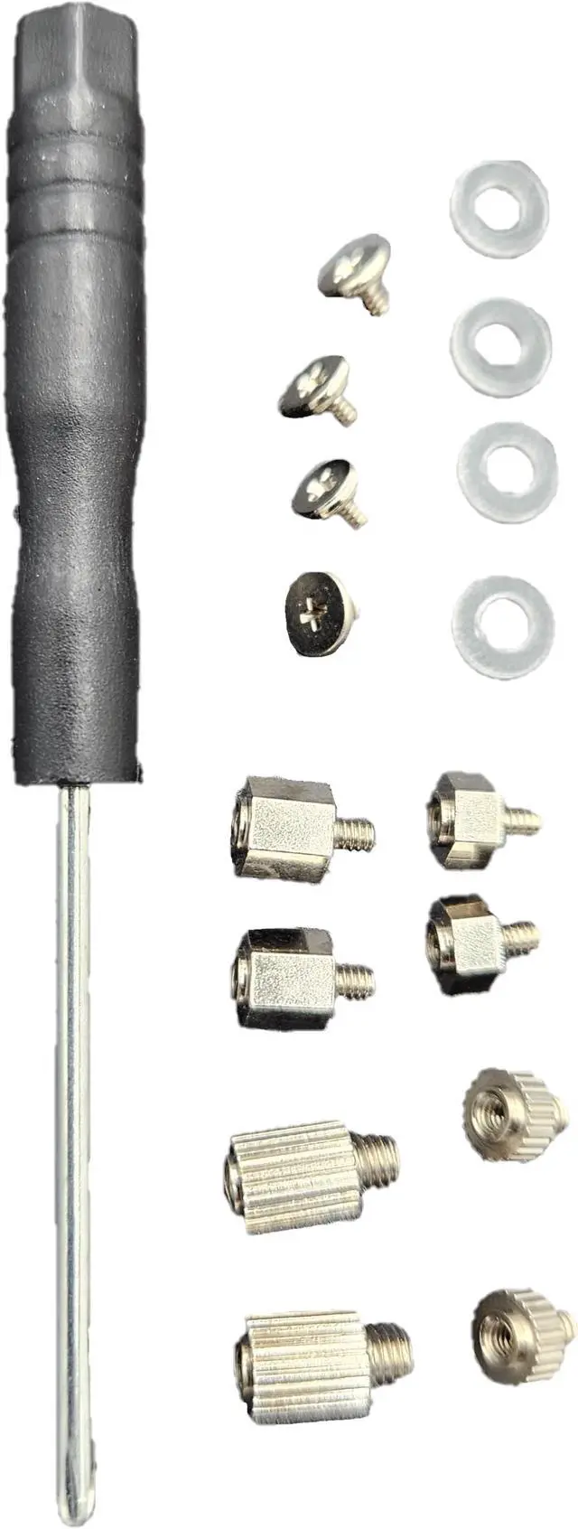 Main image of Micro Connectors M.2 SSD Mounting Screws Kit for ASUS, Gigabyte and MSI Motherboards (L02-M4SG-KIT)