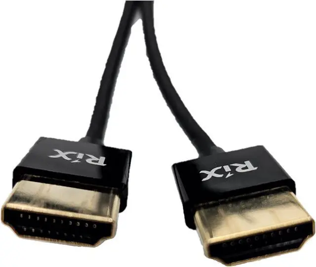 Alt view image 4 of 5 - Micro Connectors 15 Feet HDMI 4K Ultra HD Slim High-Speed with Ethernet Cables 5-Pack (H2-15MAMASL-5)