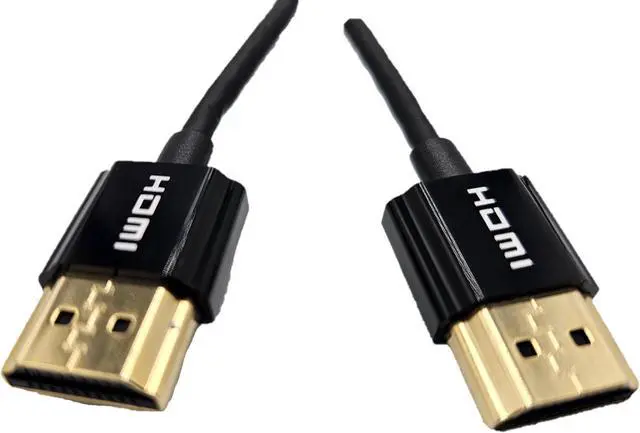 Alt view image 3 of 5 - Micro Connectors 15 Feet HDMI 4K Ultra HD Slim High-Speed with Ethernet Cables 5-Pack (H2-15MAMASL-5)